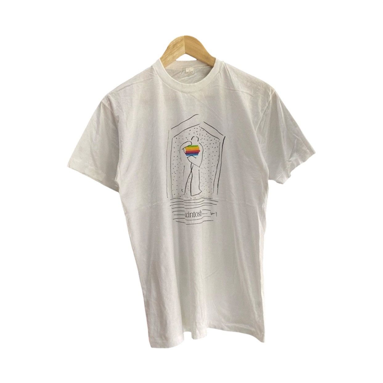 Apple RARE Vintage 90s Apple Macintosh Promo Logo Single Stitch Size US M / EU 48-50 / 2 - 1 Thumbnail