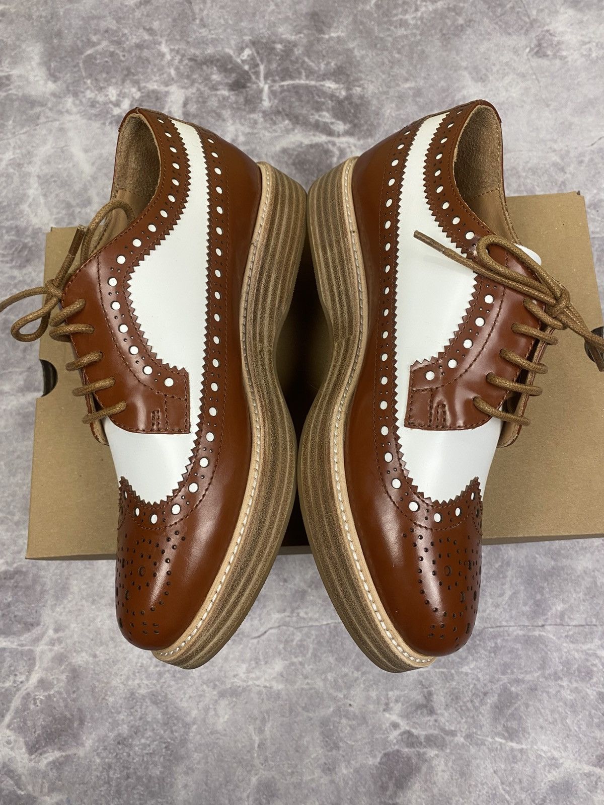 Church's Church’s Opal Budapester Lace-up Brogues Platform Shoes 38 Size US 8 / IT 38 - 7 Thumbnail