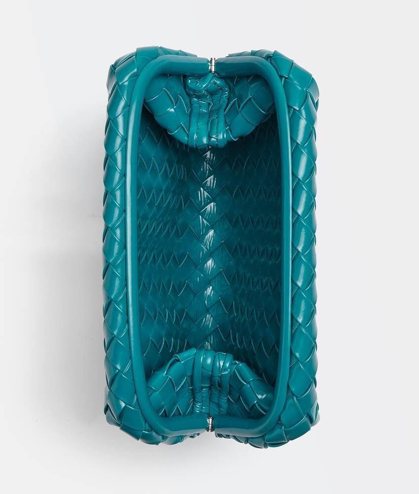 Bottega Veneta o1loc1c0325 Size: OS / 670200 Intreccio Clutch in Blue Size ONE SIZE - 3 Thumbnail