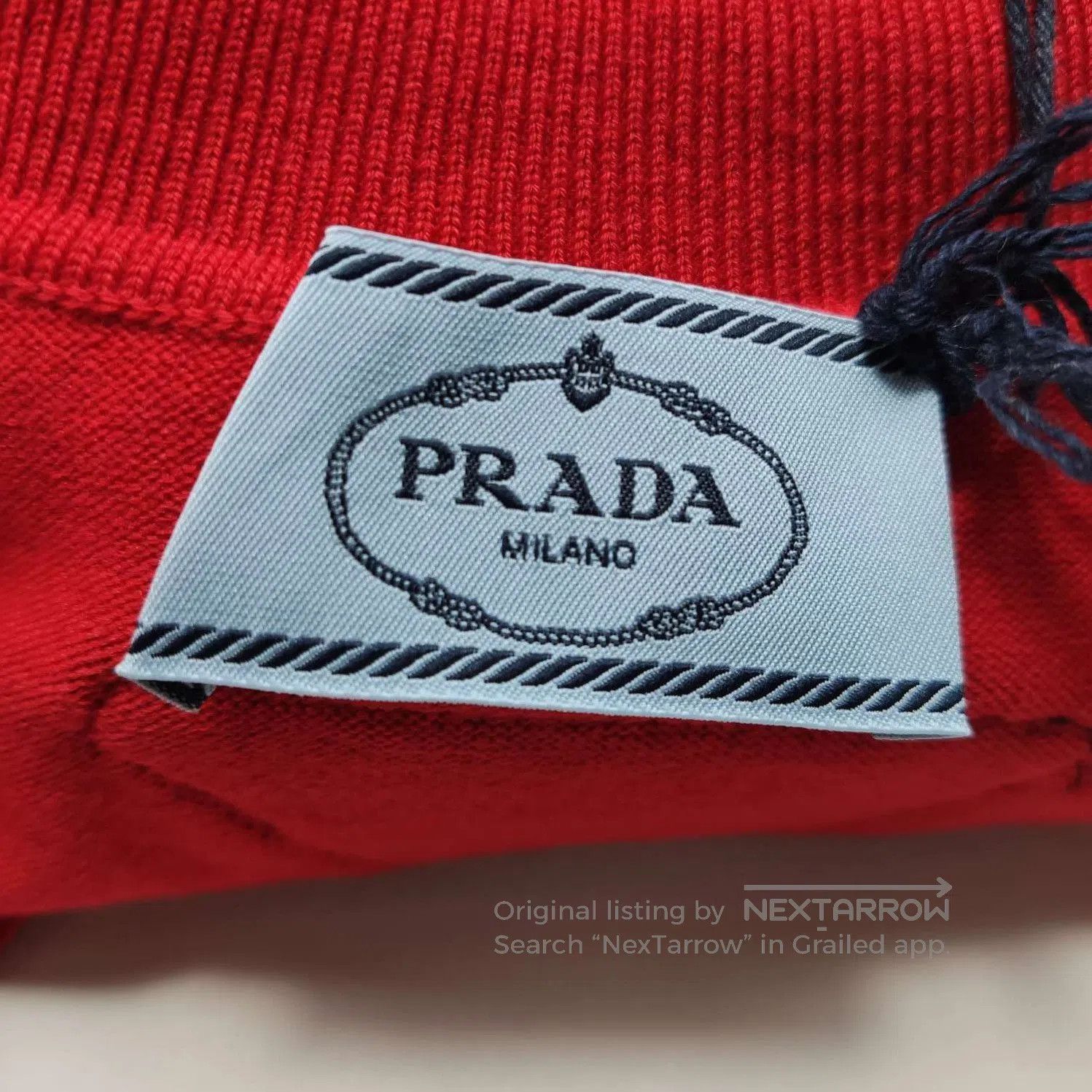 Prada Prada Red Wool Blend Turtleneck Sweater . Size XS / US 0-2 / IT 36-38 - 4 Thumbnail