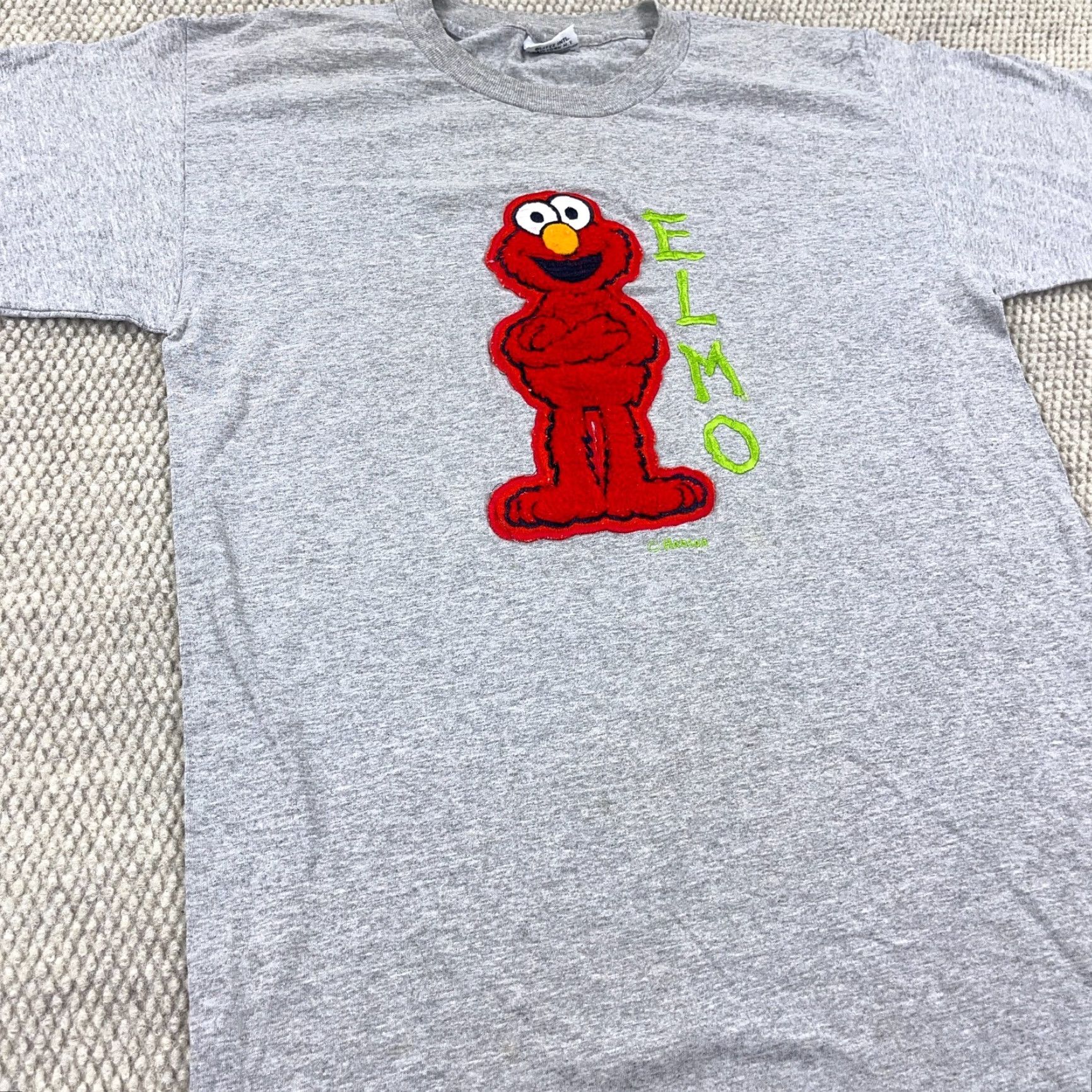 Vintage VINTAGE Seseme Street Shirt Men L Gray Tee Elmo Logo Y2K 2000s Adult Shirt Mens Gray Elmo Logo 90s Vintage Description Included Size US L / EU 52-54 / 3 - 5 Thumbnail