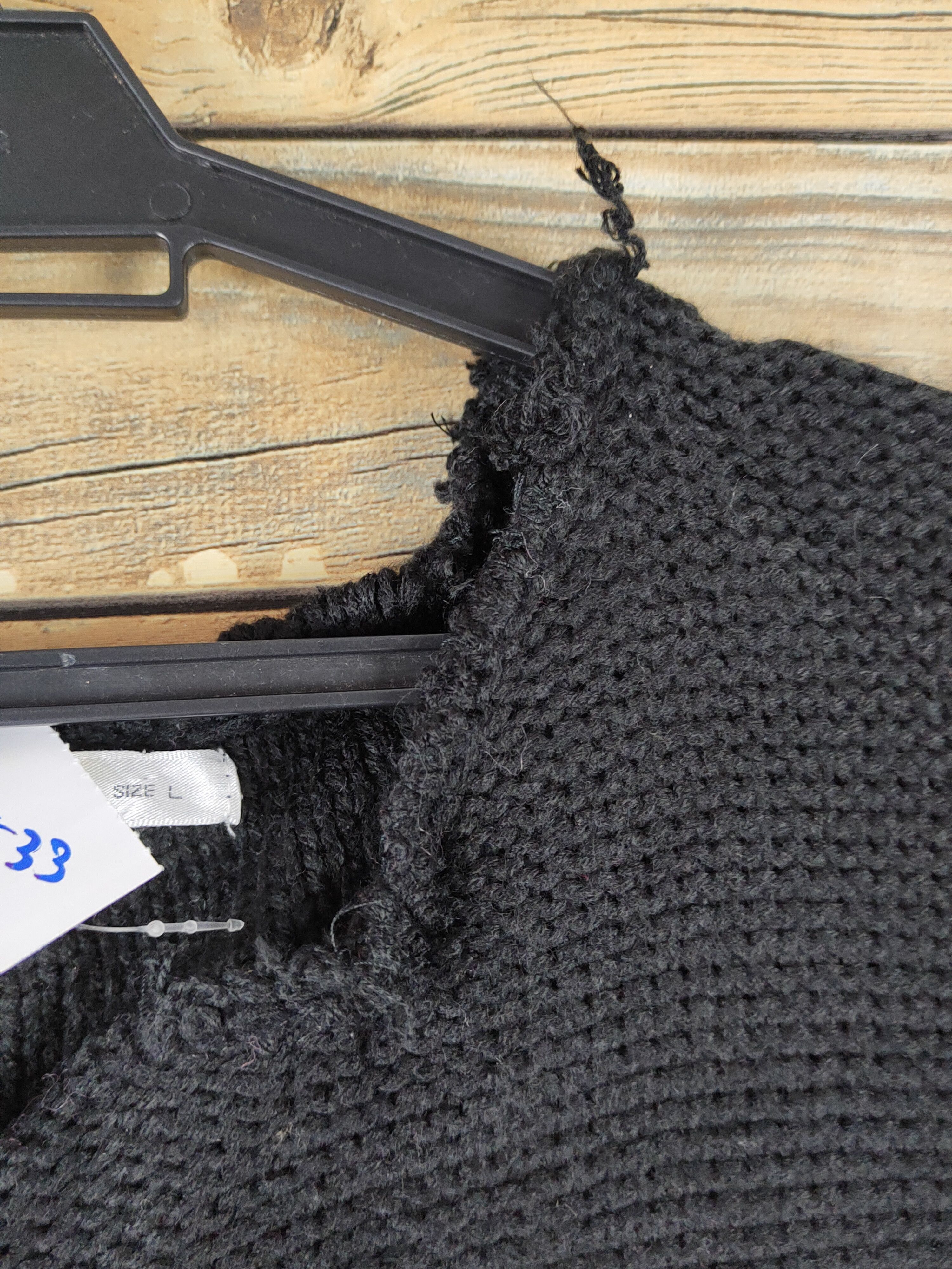 Japanese Brand × Vintage Oeillet Black White Stripe Fur Mohair Knitwear #W1533 Size M / US 6-8 / IT 42-44 - 3 Thumbnail