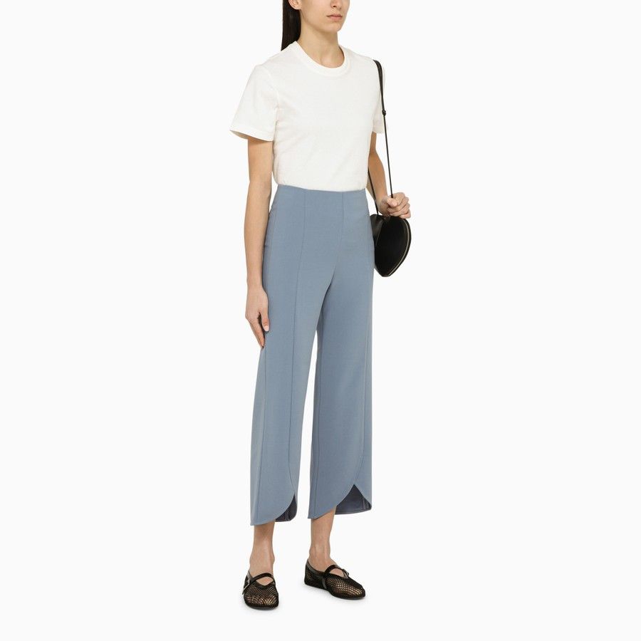 By Malene Birger o1d2blof0824 Normann Trousers with Slits in Light Blue Size 30" / US 8 / IT 44 - 2 Thumbnail