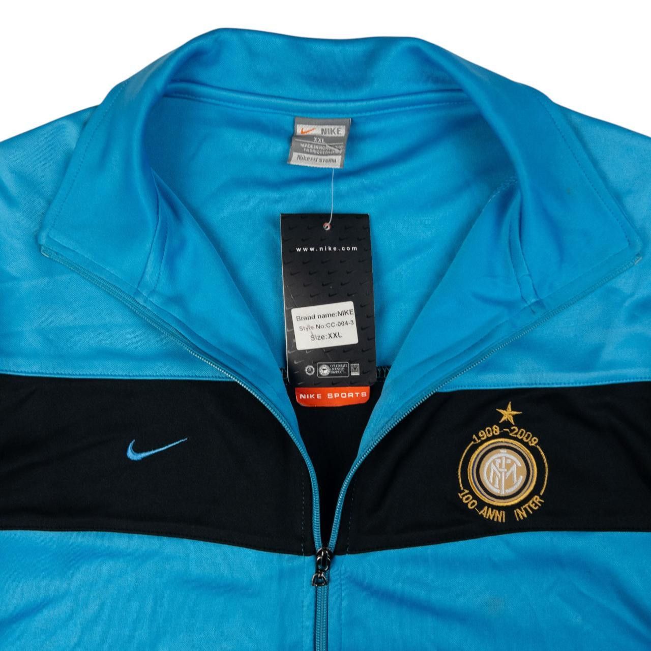 Nike Vintage Nike Storm-Fit 100 Anni Inter Jacket Size M Size US M / EU 48-50 / 2 - 4 Thumbnail