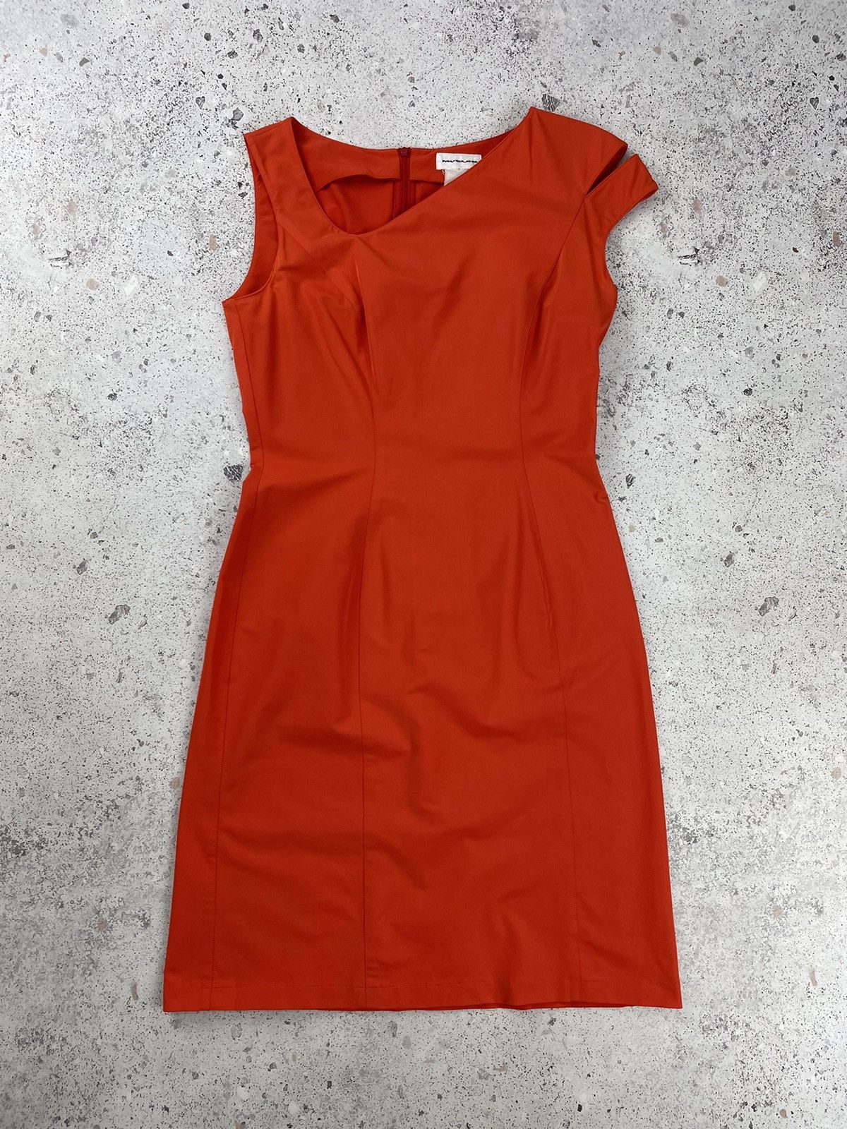 strapless open back dress Rare 1980s Thierry Mugler Red Velvet Gown, 