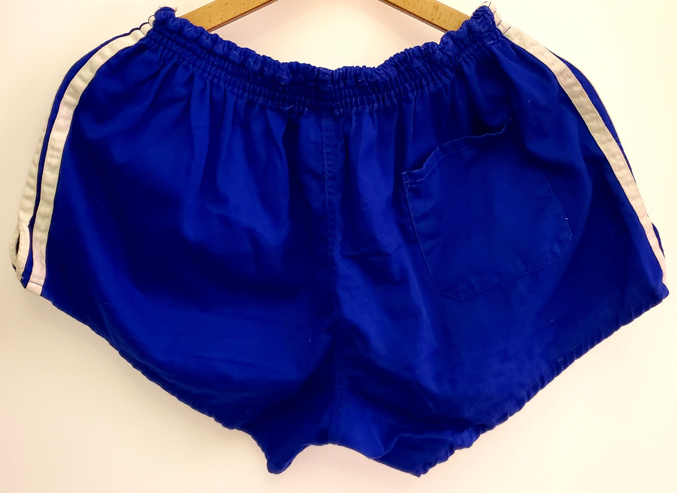 Adidas × Vintage Vintage 90's Adidas Shorts Rare Blue Run Hype size M Size US 31 - 5 Thumbnail