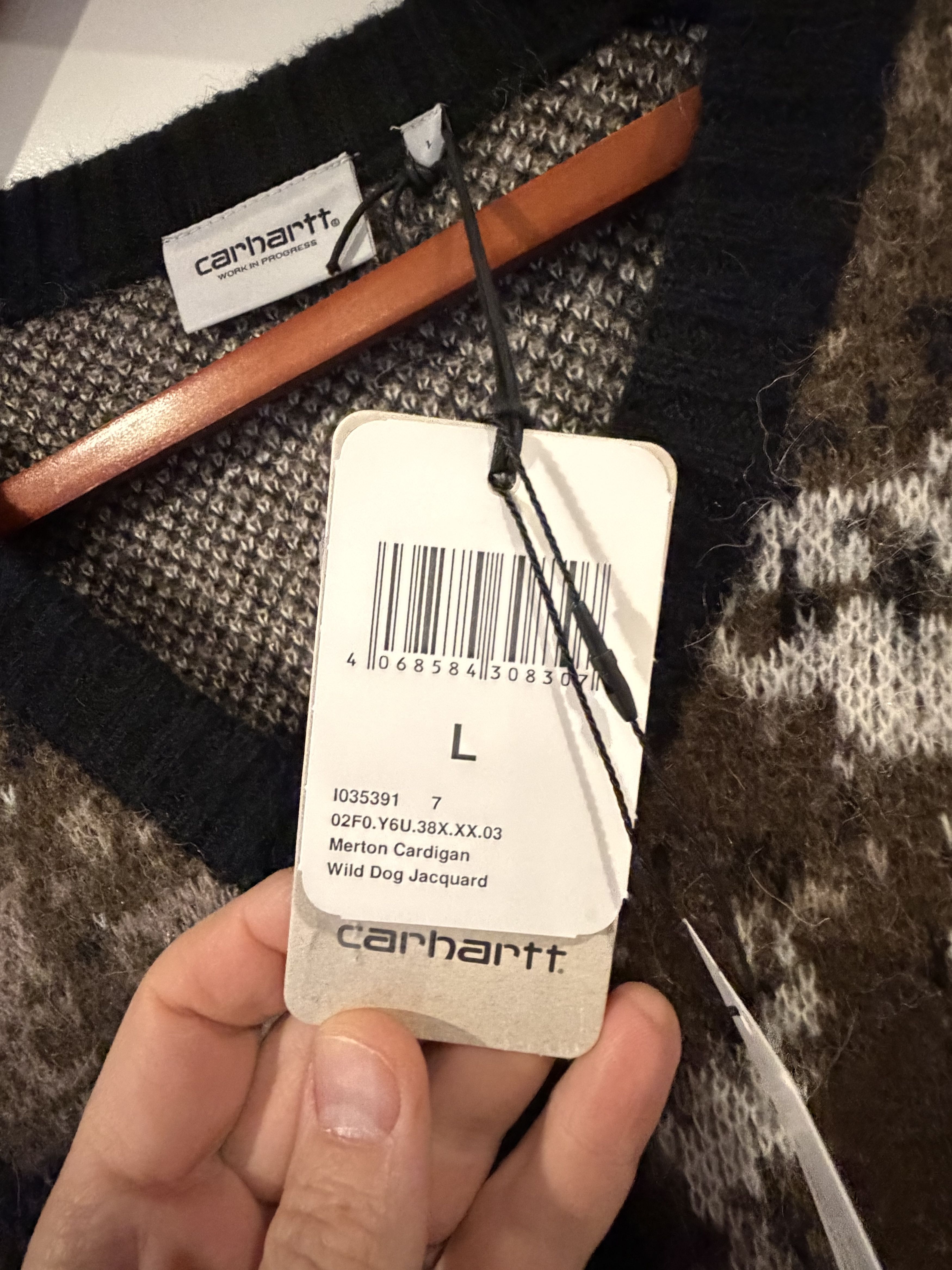 Carhartt Wip Carhartt WIP Merton Cardigan NWT SZ L Size US L / EU 52-54 / 3 - 3 Thumbnail
