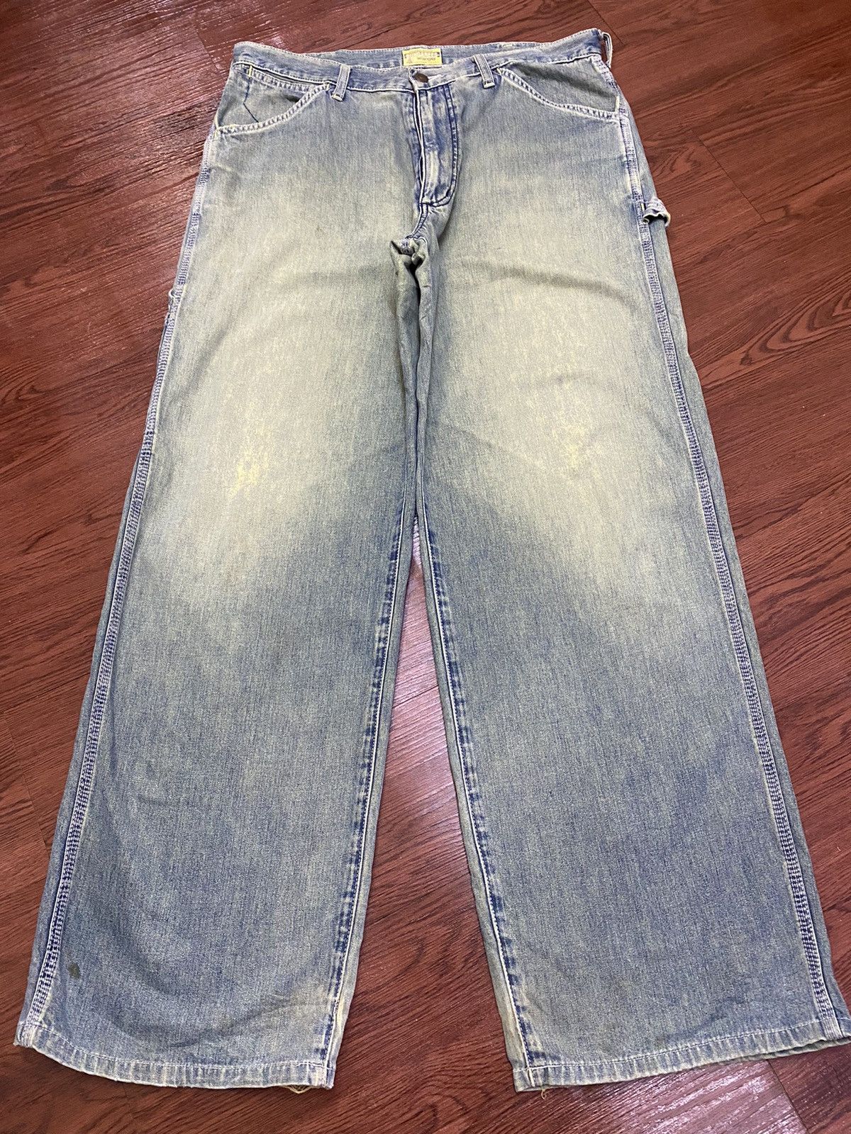 Wrangler Vintage Wrangler Mud Wash Carpenter Baggy Jeans Size US 34 / EU 50 - 1 Thumbnail