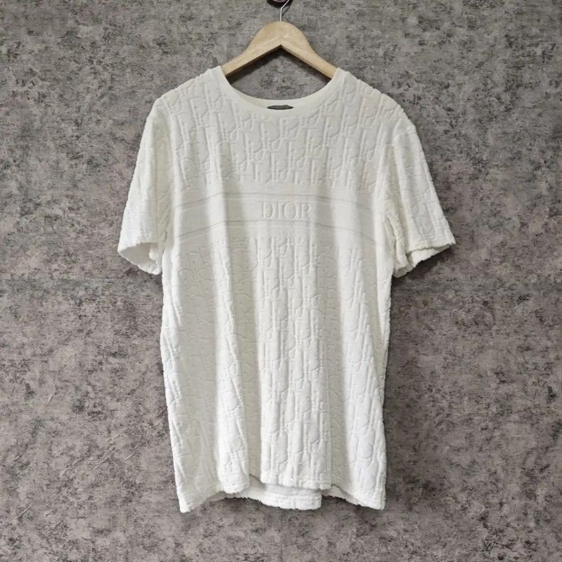 Dior Dior White Cotton T-Shirt for Women 0089 Size M / US 6-8 / IT 42-44 - 1 Thumbnail