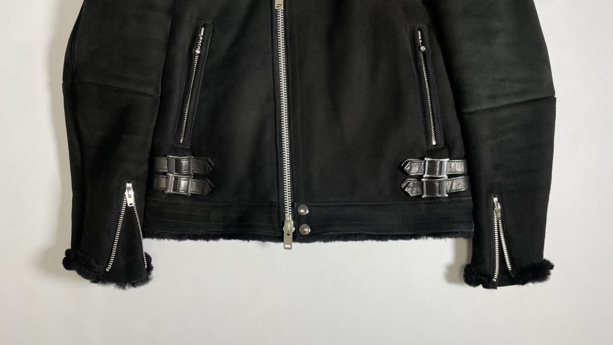 Undercover Black Suede + Shearling Biker Jacket Size US S / EU 44-46 / 1 - 7 Thumbnail