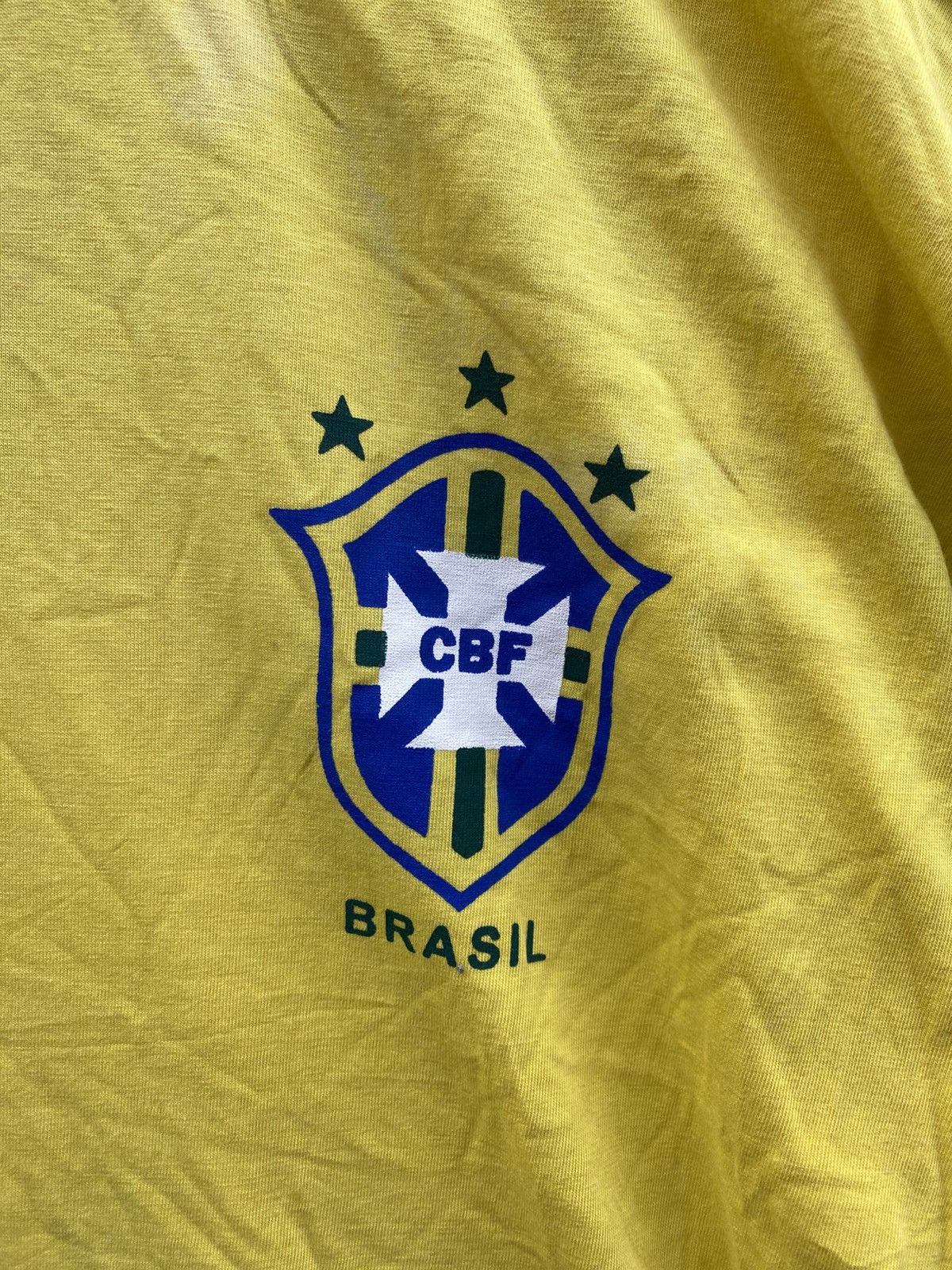 Umbro Vintage 90s umbro brasil sleeve mesh tshirt Size US L / EU 52-54 / 3 - 4 Thumbnail