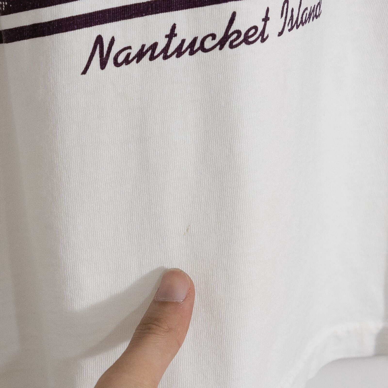 Vintage Vintage 90s Nantucket Surf T Shirt XL Long Sleeve Distressed Size US XL / EU 56 / 4 - 5 Thumbnail