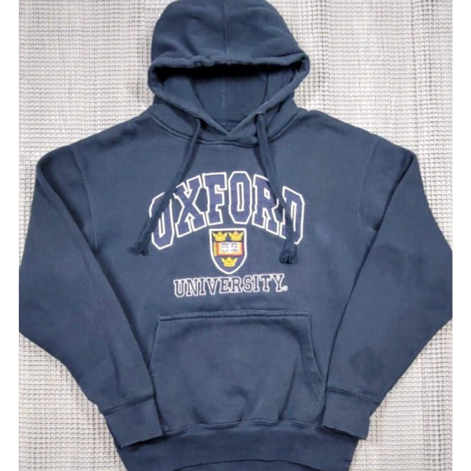 Vintage Oxford University Hoodie S Blue Official Embroidered Drawstring Sweatshirt Size US S / EU 44-46 / 1 - 3 Thumbnail