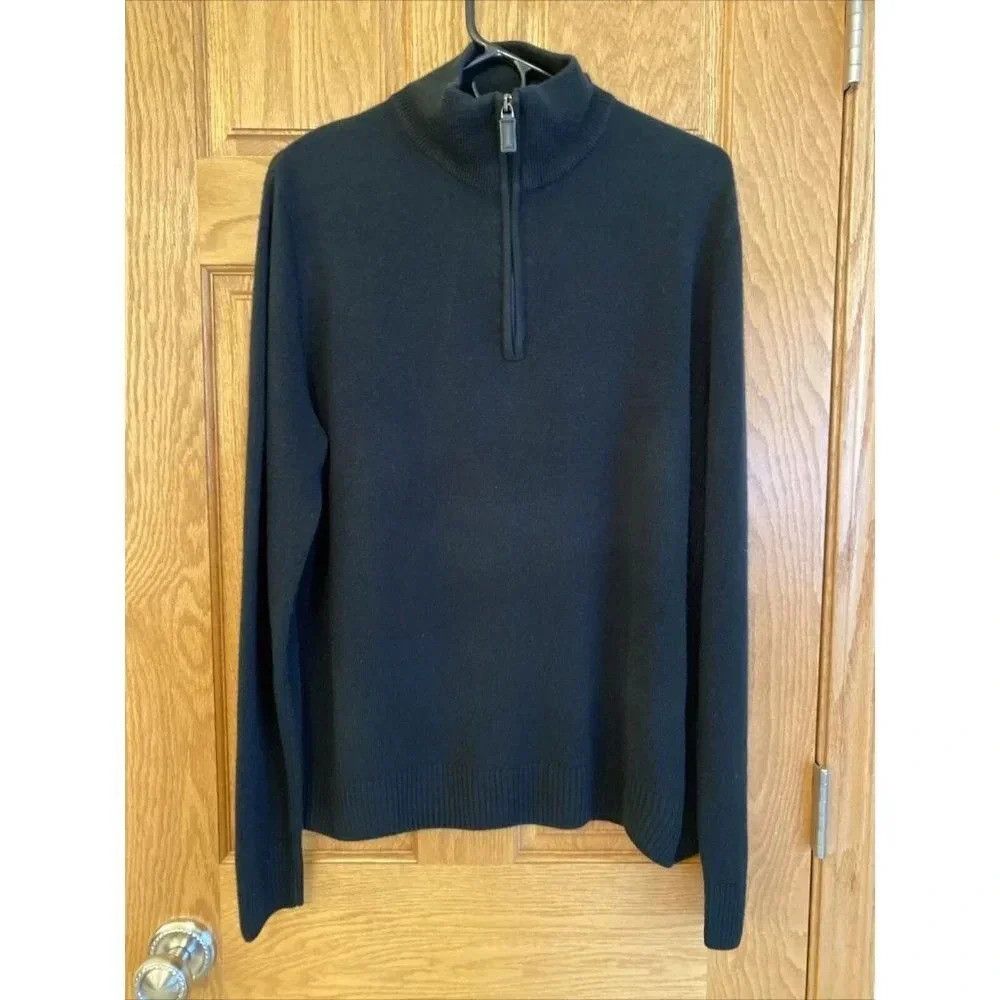 Oscar De La Renta Oscar De La Renta Size XL Men's Mock Neck Long Sleeve Pullo Size US XL / EU 56 / 4 - 1 Thumbnail
