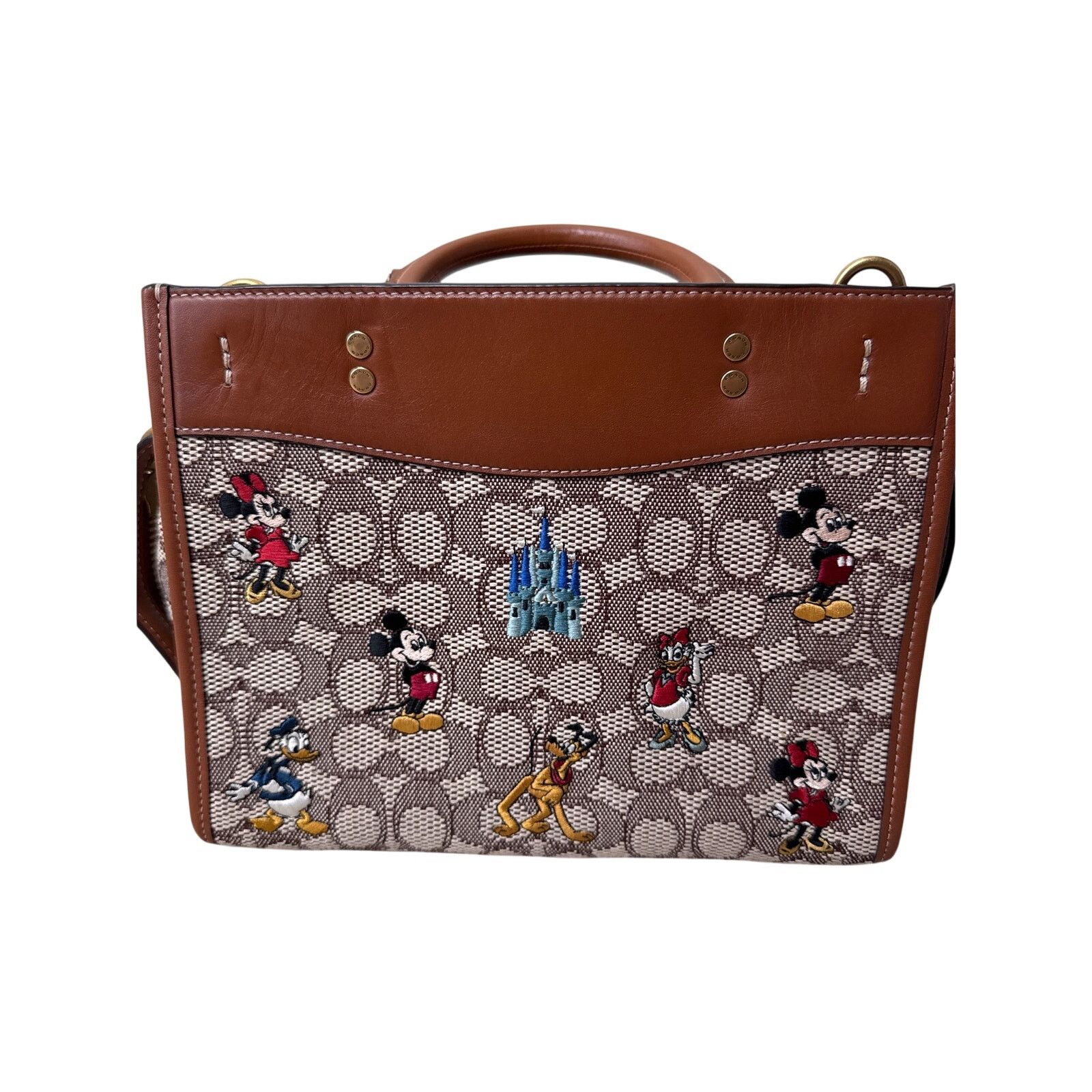 Coach DISNEY X COACH Rogue 25 Signature Satchel Textile Jacquard Size ONE SIZE - 4 Thumbnail