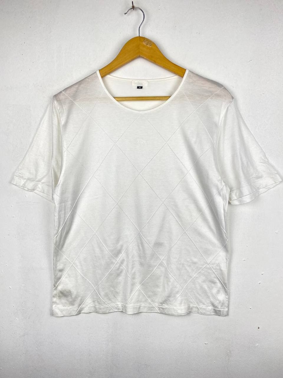 Burberry vintage burberrys plain white tee Size US M / EU 48-50 / 2 - 1 Thumbnail