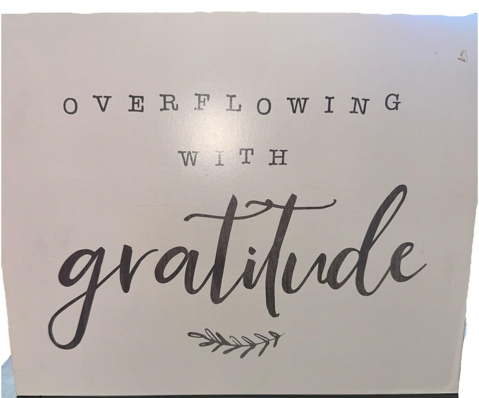 Decree Overflowing With Gratitude Table Decor Size ONE SIZE - 2 Thumbnail