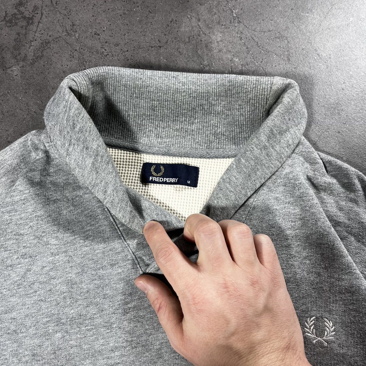 Fred Perry Vintage 00s Fred Perry Halfzip Sweater Sweatshirt Old Money Size US M / EU 48-50 / 2 - 9 Thumbnail