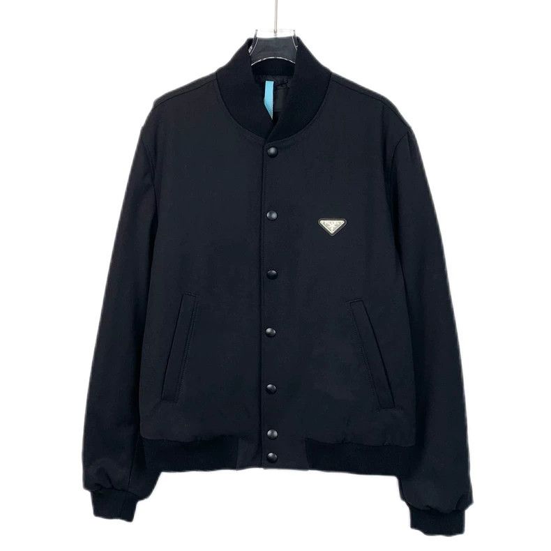 Prada Prada Black triangle zipper long-sleeved jacket 2501-Nextar Size US M / EU 48-50 / 2 - 1 Thumbnail