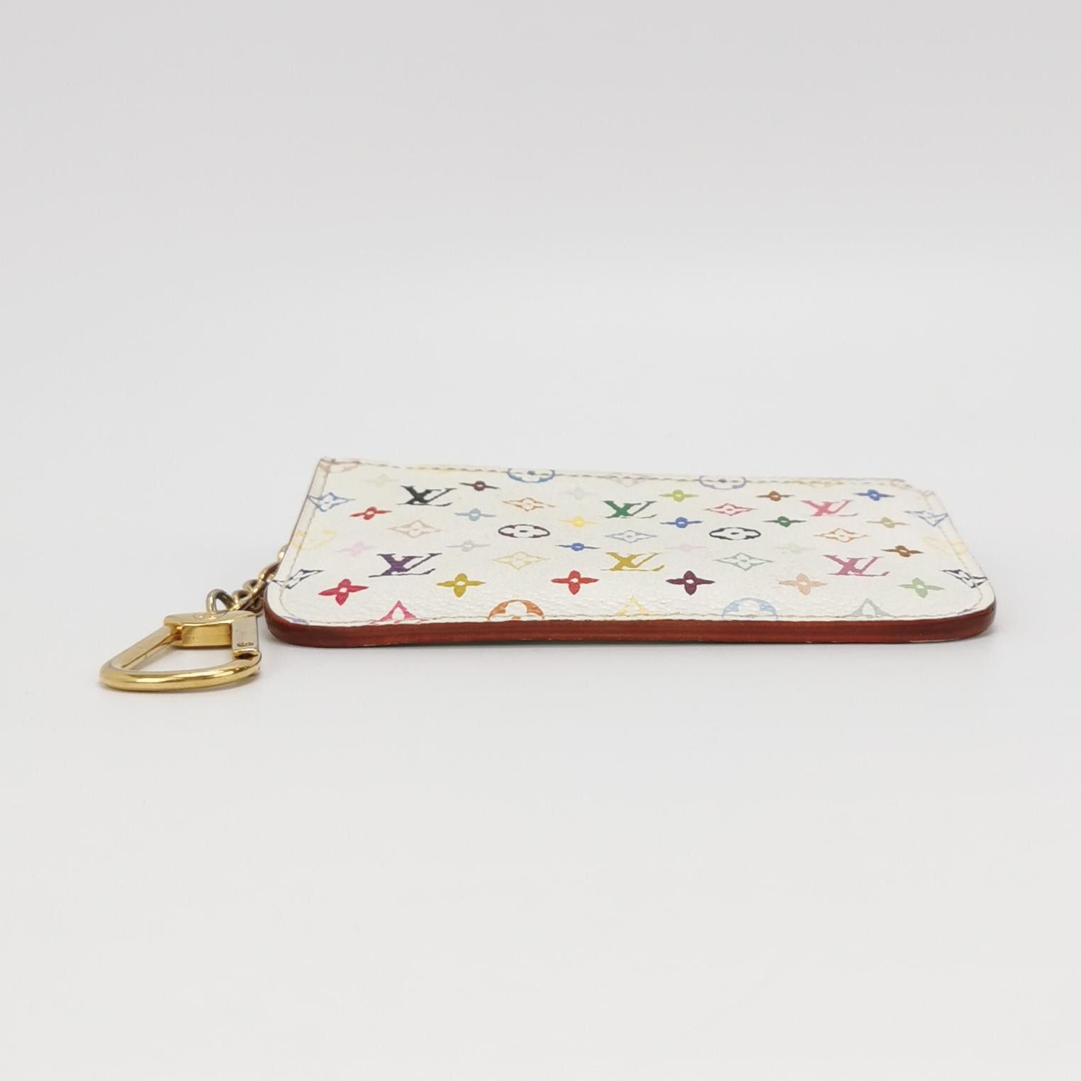 Louis Vuitton Louis Vuitton (LV) White Tricolor Coin Purse -y2506 Size ONE SIZE - 1 Thumbnail