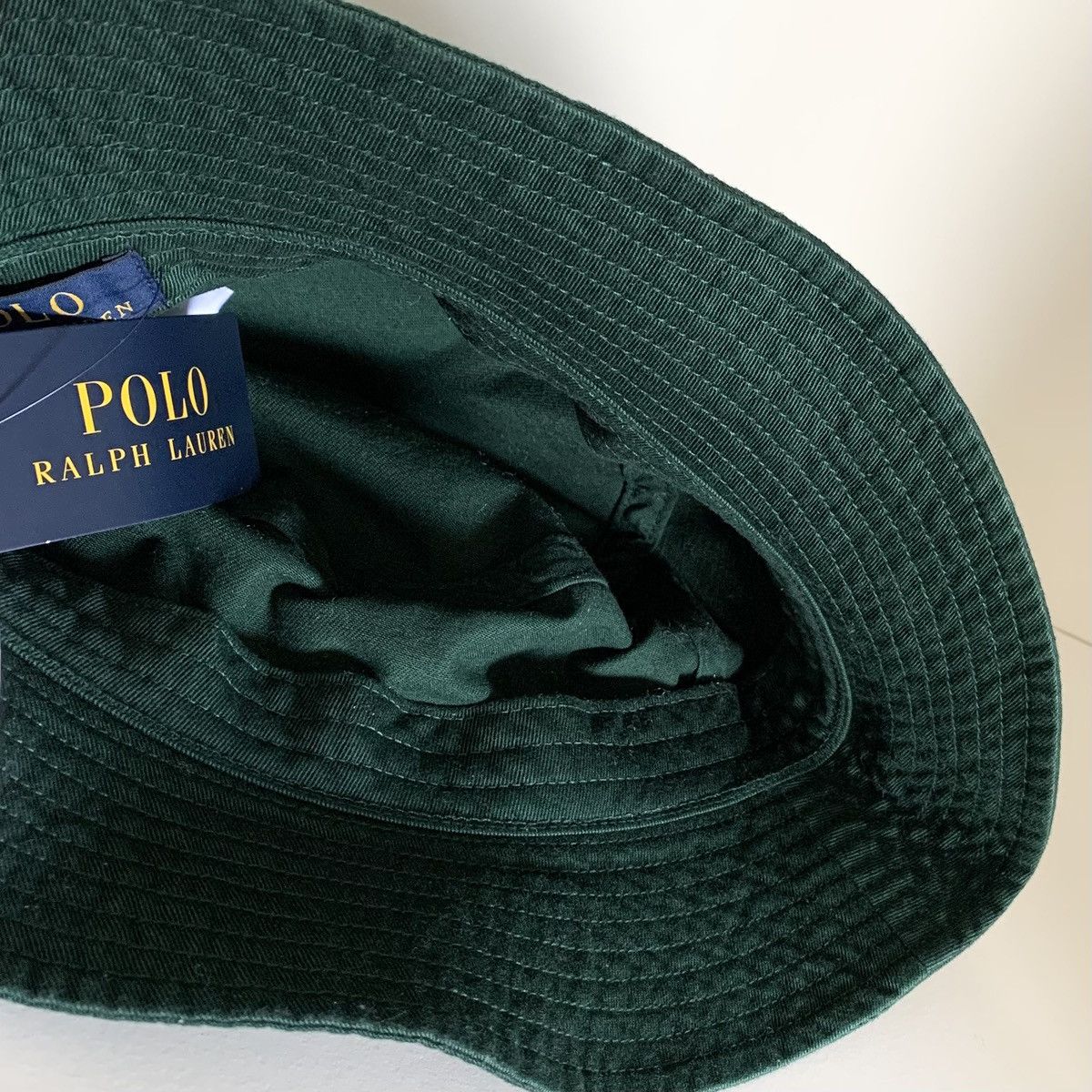 Polo Ralph Lauren Ralph Lauren 100% cotton bear embroidered bucket hat small Size ONE SIZE - 5 Thumbnail