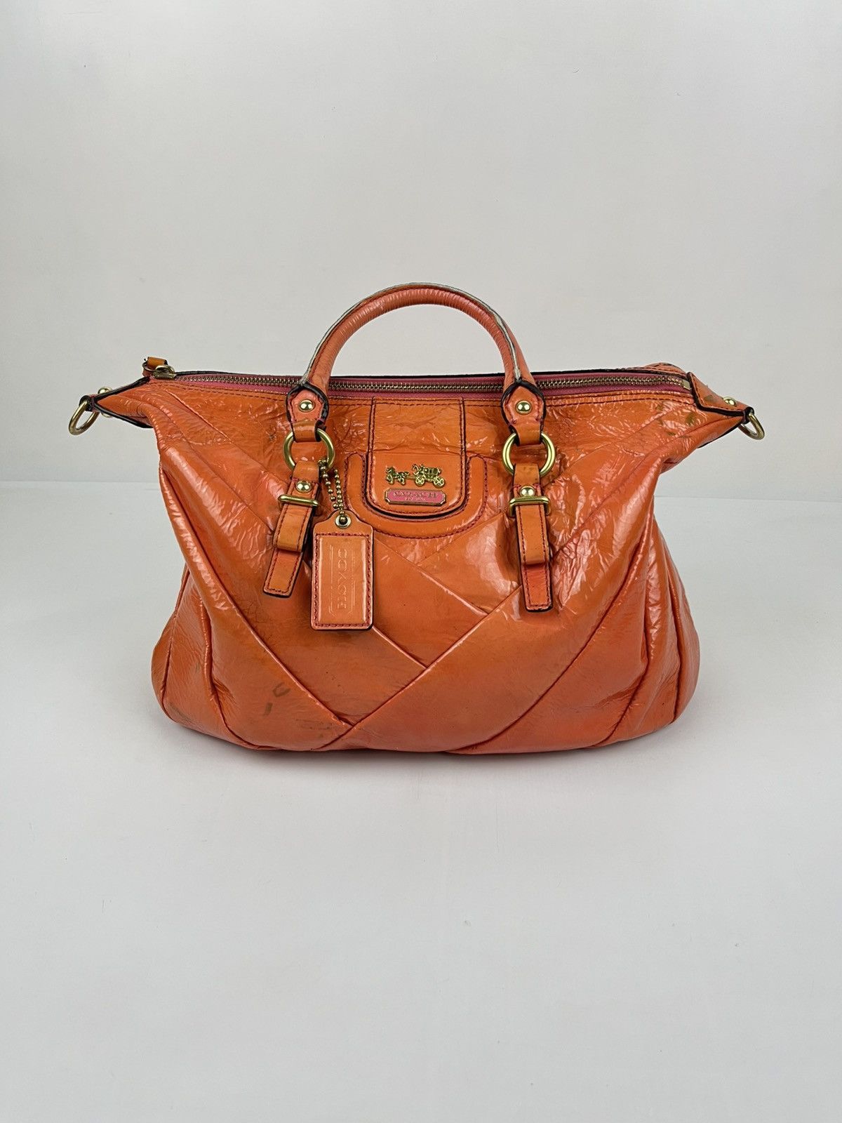 Coach Coach Madison Chain Tote K1294-20466 Tan Camel Leather | Grailed