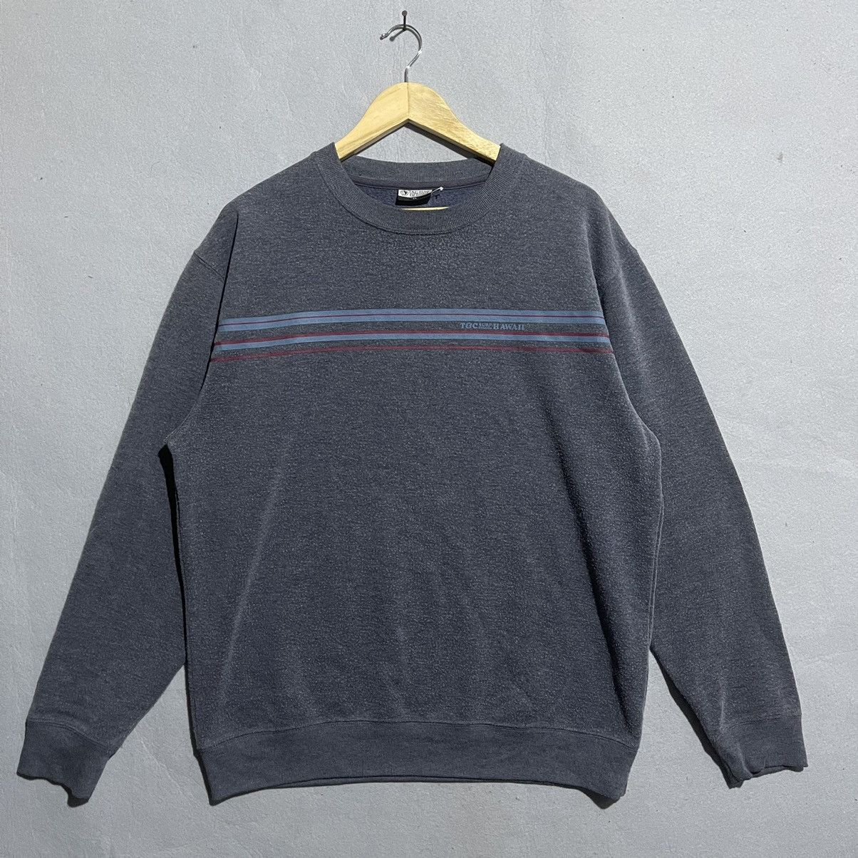 Vintage 90s T&C Surf Designs Sweatshirt – Grey Crewneck
