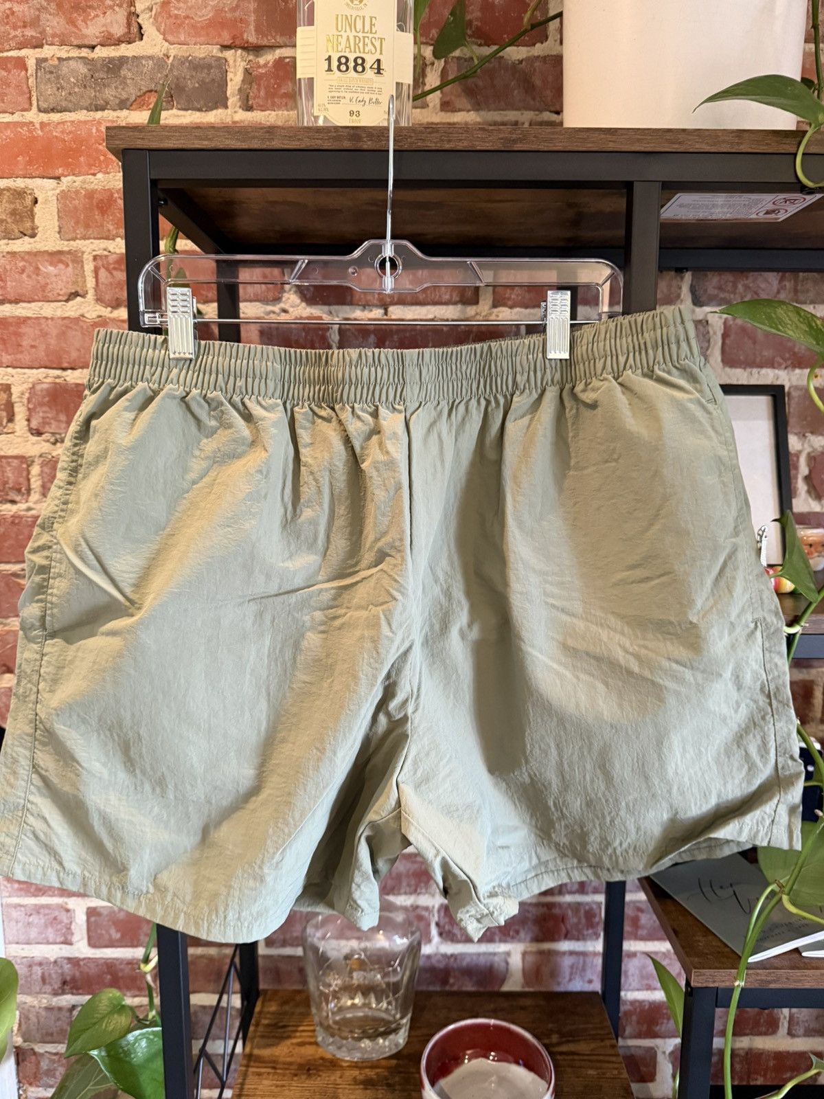 John Elliott John Elliott Himalayan Nylon Shorts - Sage Size US 38 / EU 54 - 1 Thumbnail