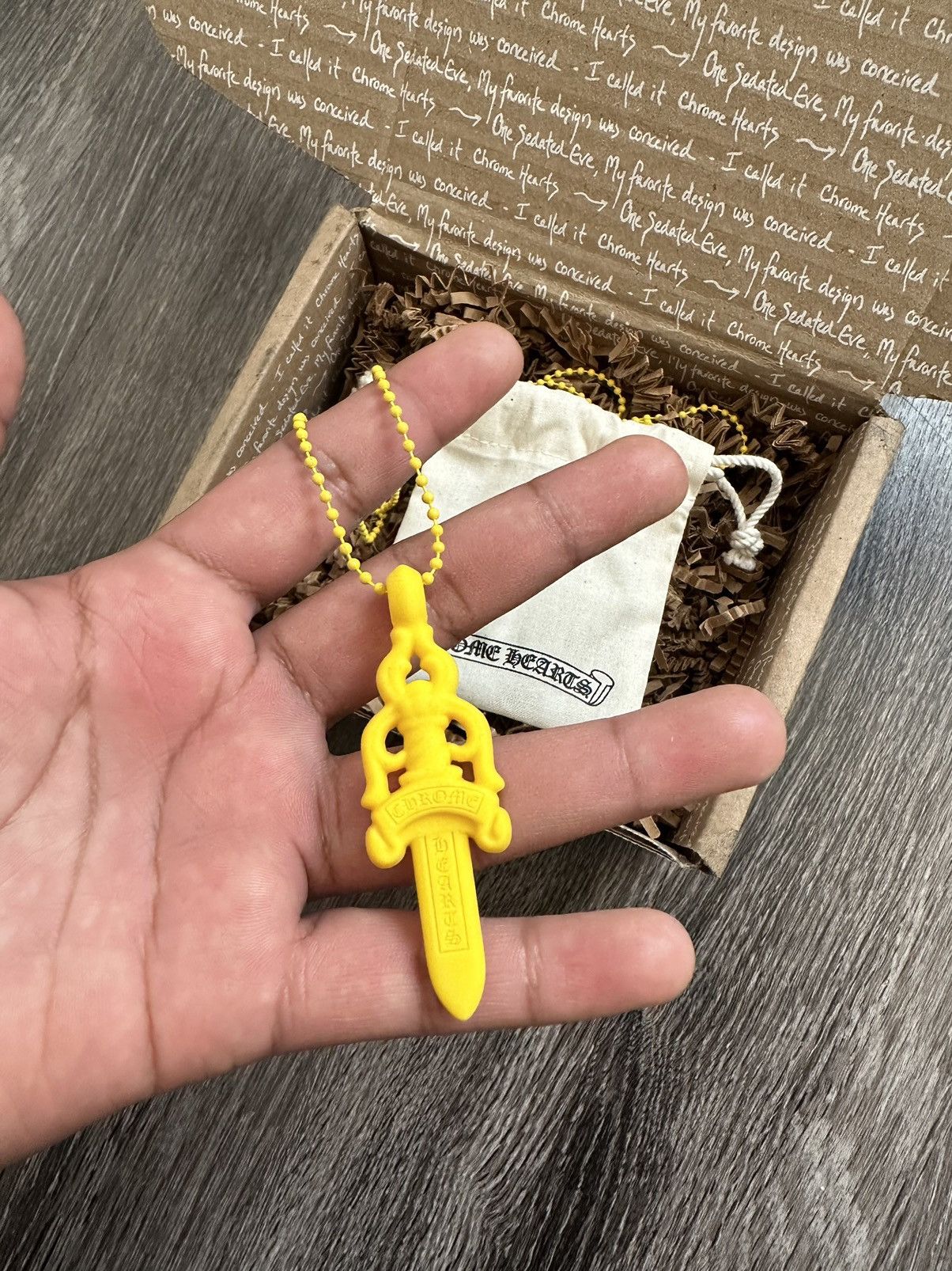 Chrome Hearts Silicon Cross Necklace