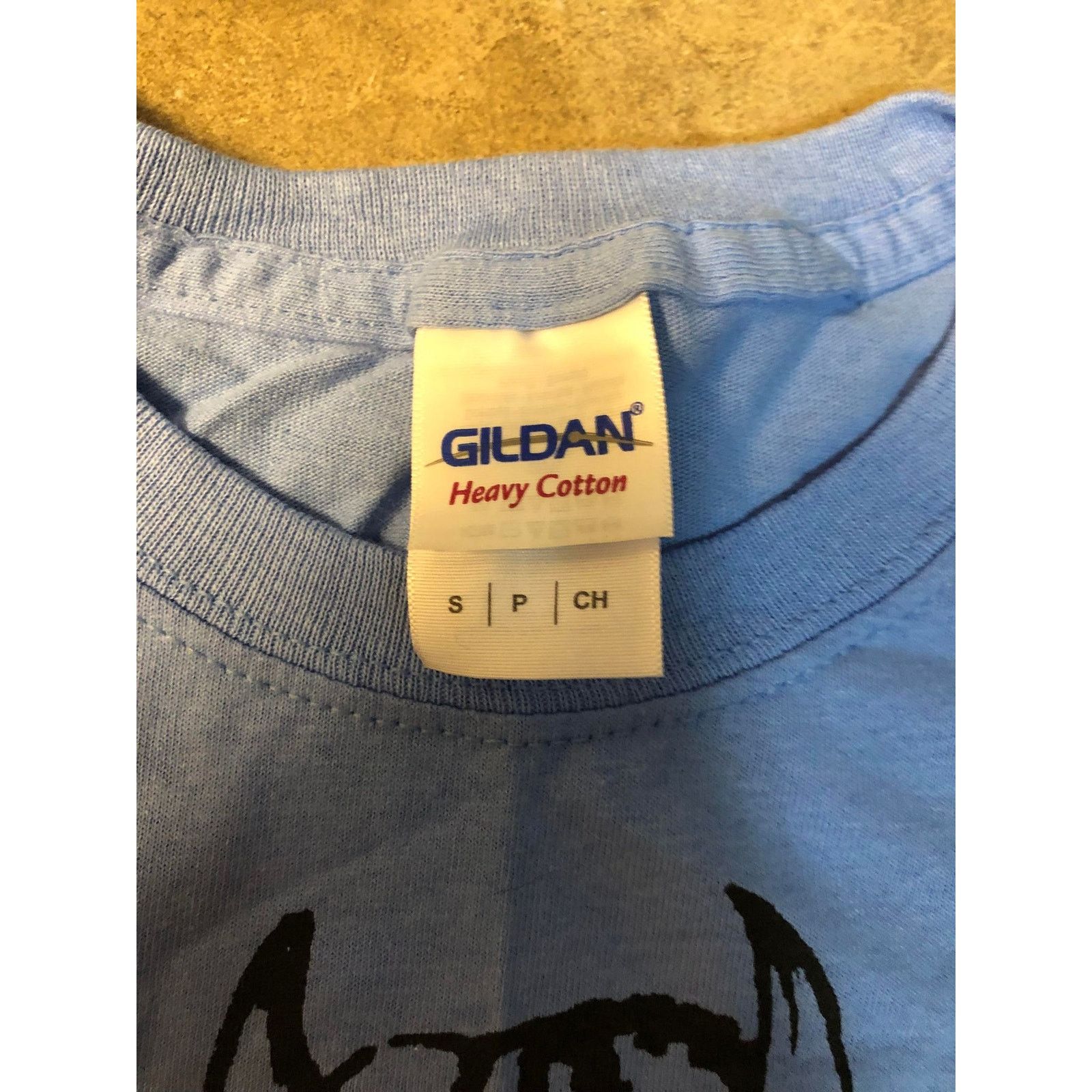 Gildan T-Shirt Skull Kid Small Blue Emo Indie Punk Band Size US S / EU 44-46 / 1 - 2 Thumbnail