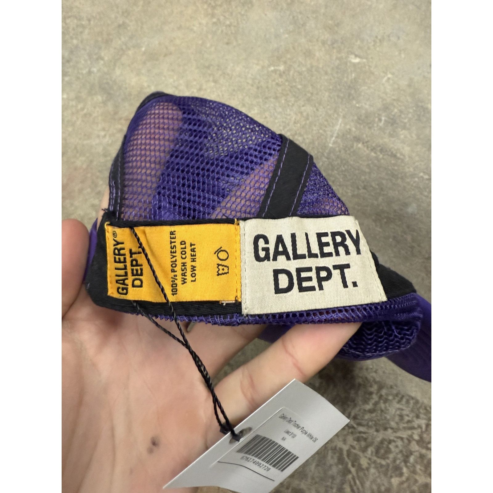 Gallery Dept. Gallery Dept Trucker Purple White Used OS Size ONE SIZE - 2 Thumbnail