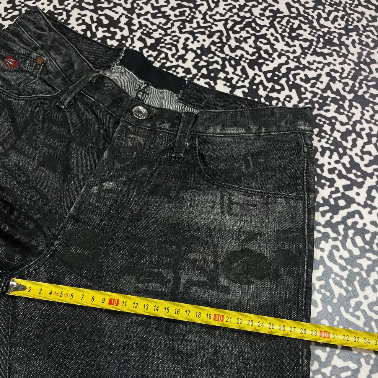 Energie Vintage Y2K Energie Miss Sixty Monogram Avant Garde Jeans Size US 34 / EU 50 - 22 Thumbnail