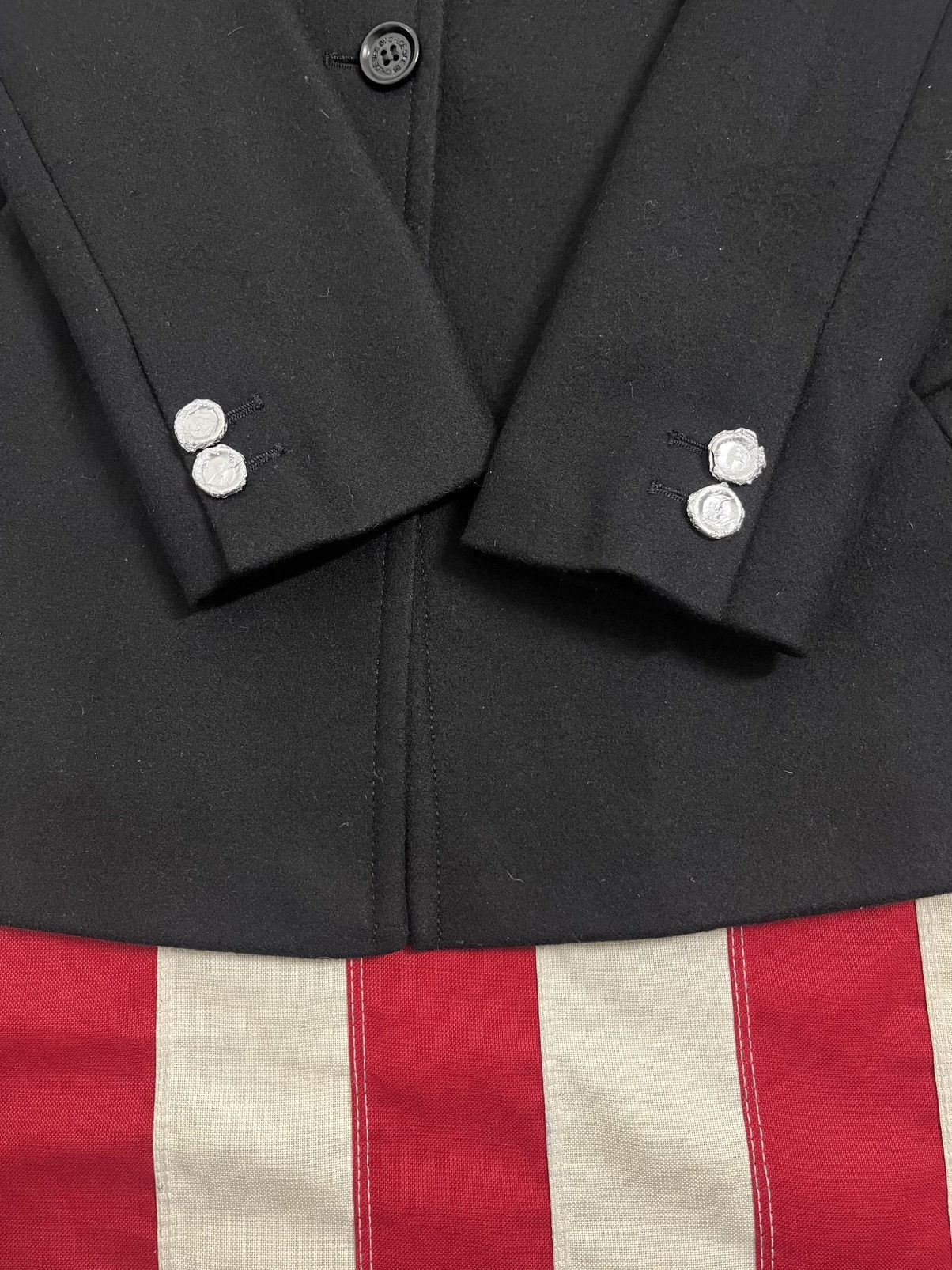 See by Chloe See By Chloé Black Wool Coat - Designer Jacket Size M / US 6-8 / IT 42-44 - 6 Thumbnail