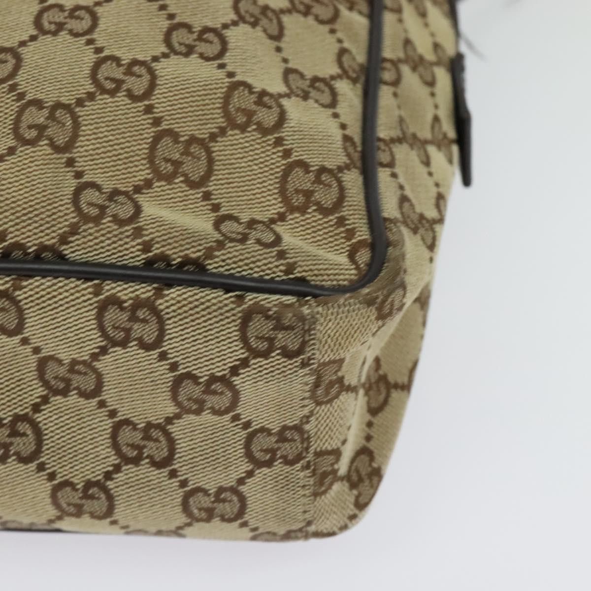Gucci GUCCI GG Canvas Shoulder Bag Beige Silver Size ONE SIZE - 11 Thumbnail