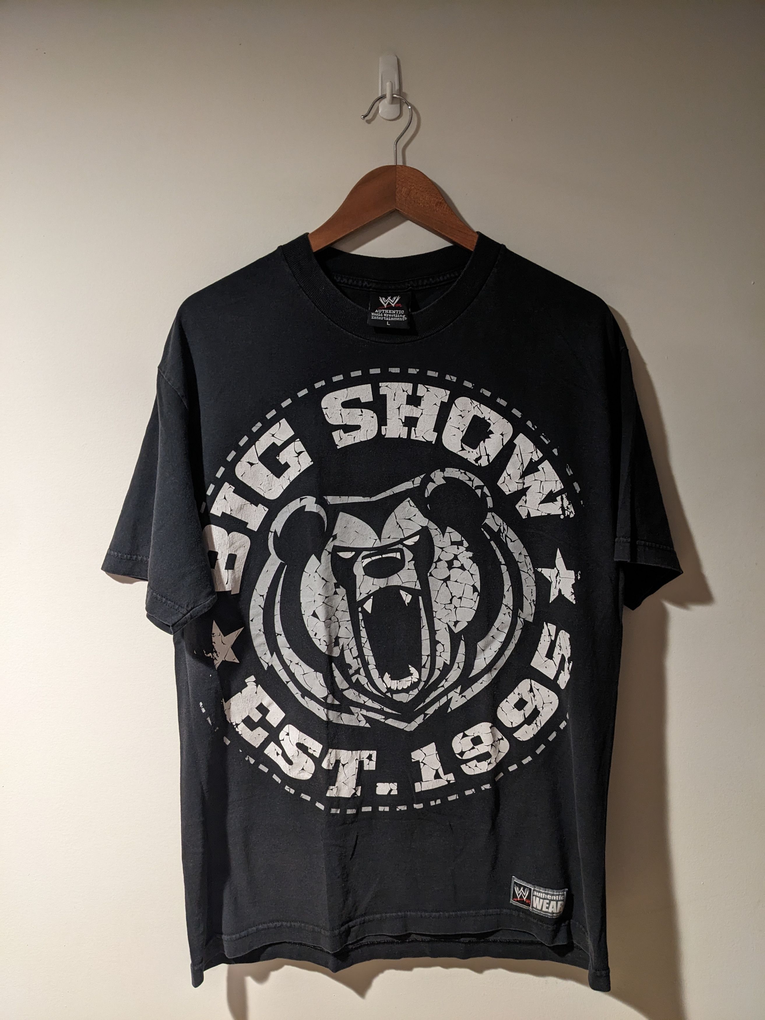 Vintage × WWE Vintage Big Show Go Big or Get Lost WWE Black Large T-Shirt Size US L / EU 52-54 / 3 - 1 Thumbnail