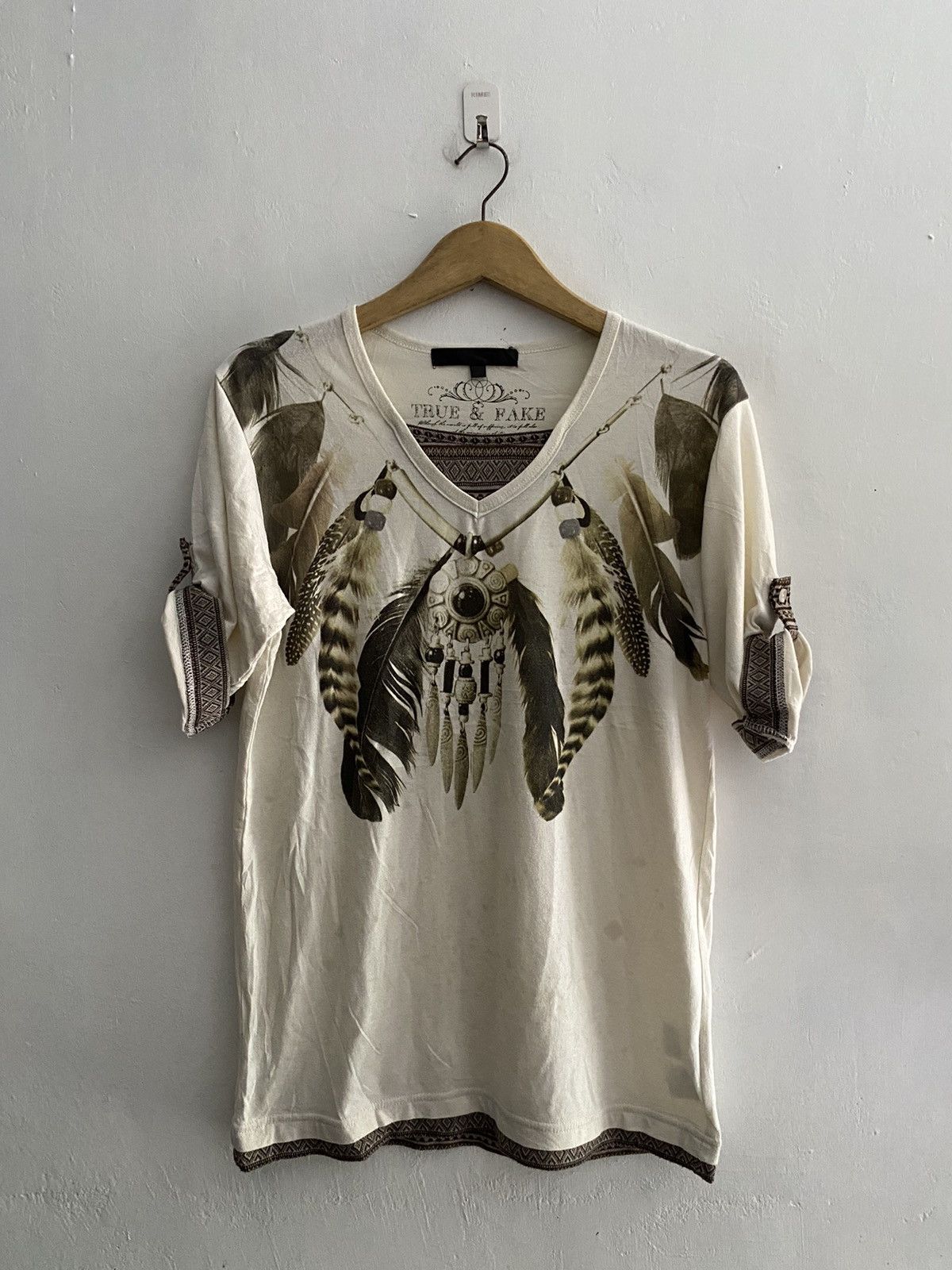 Le Grande Bleu (L.G.B.) Japanese if6was9 style feather tshirt Size US L / EU 52-54 / 3 - 1 Thumbnail