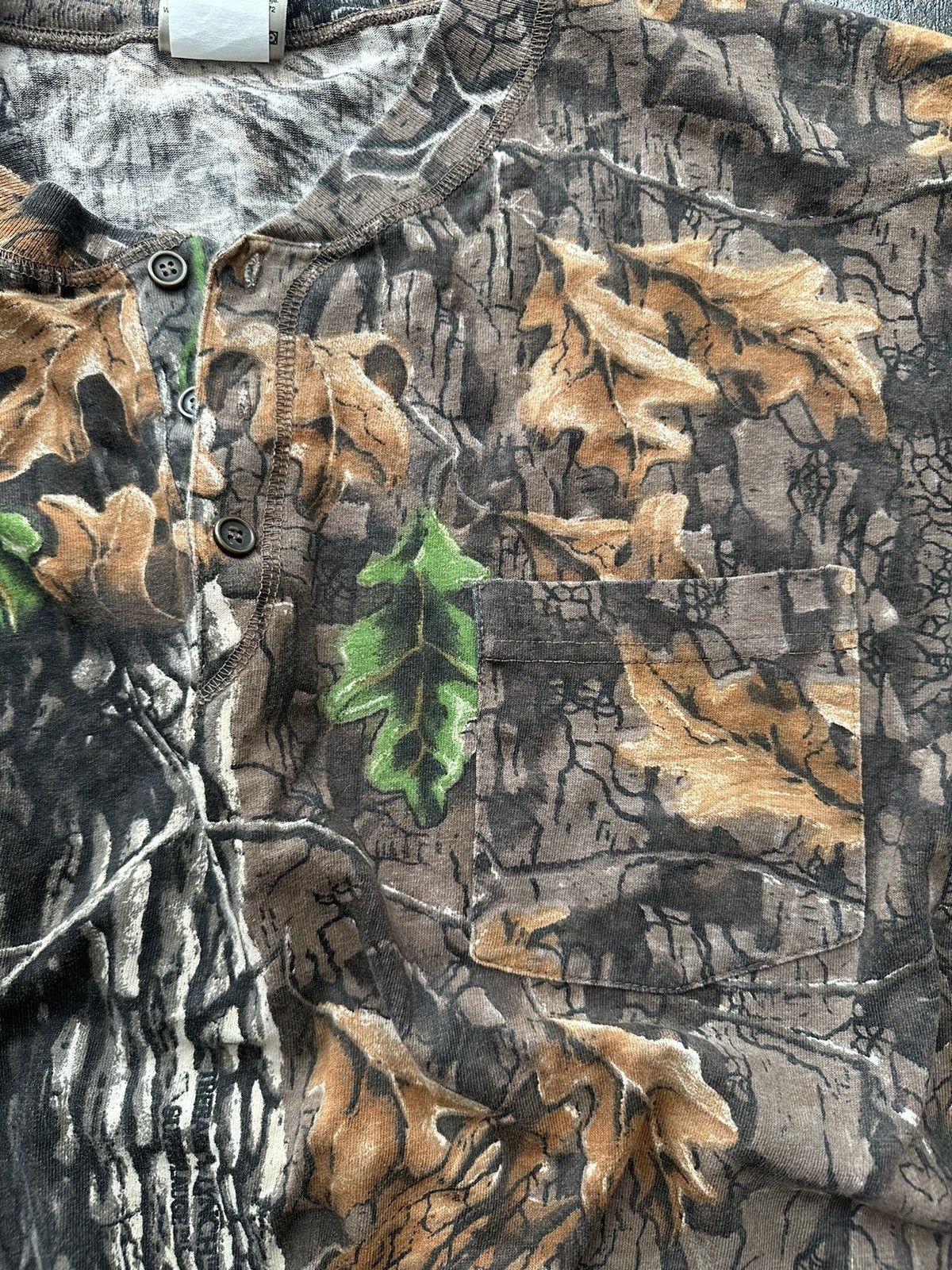 Carhartt × Jerzees Vintage Jerzees Outdoors Trebark Camo Long Sleeve Size US XL / EU 56 / 4 - 2 Thumbnail