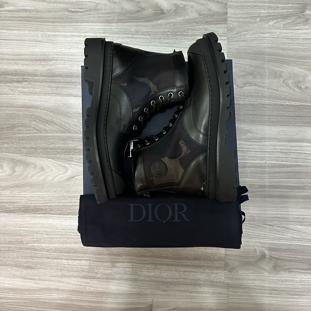 Dior Dior x Peter Doig Explorer Boots NEW Size US 11.5 / EU 44-45 - 1 Thumbnail