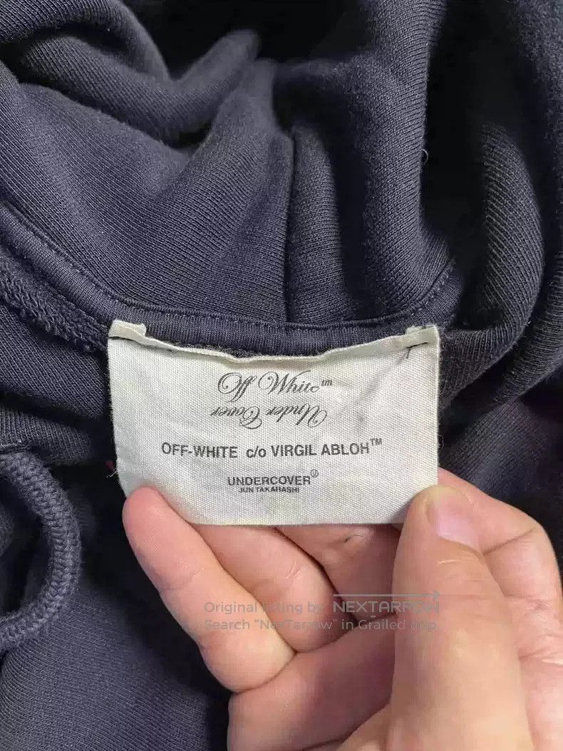 Undercover OFF-WHITE x Undercover two-sided skeleton hoodie. Size US L / EU 52-54 / 3 - 8 Thumbnail