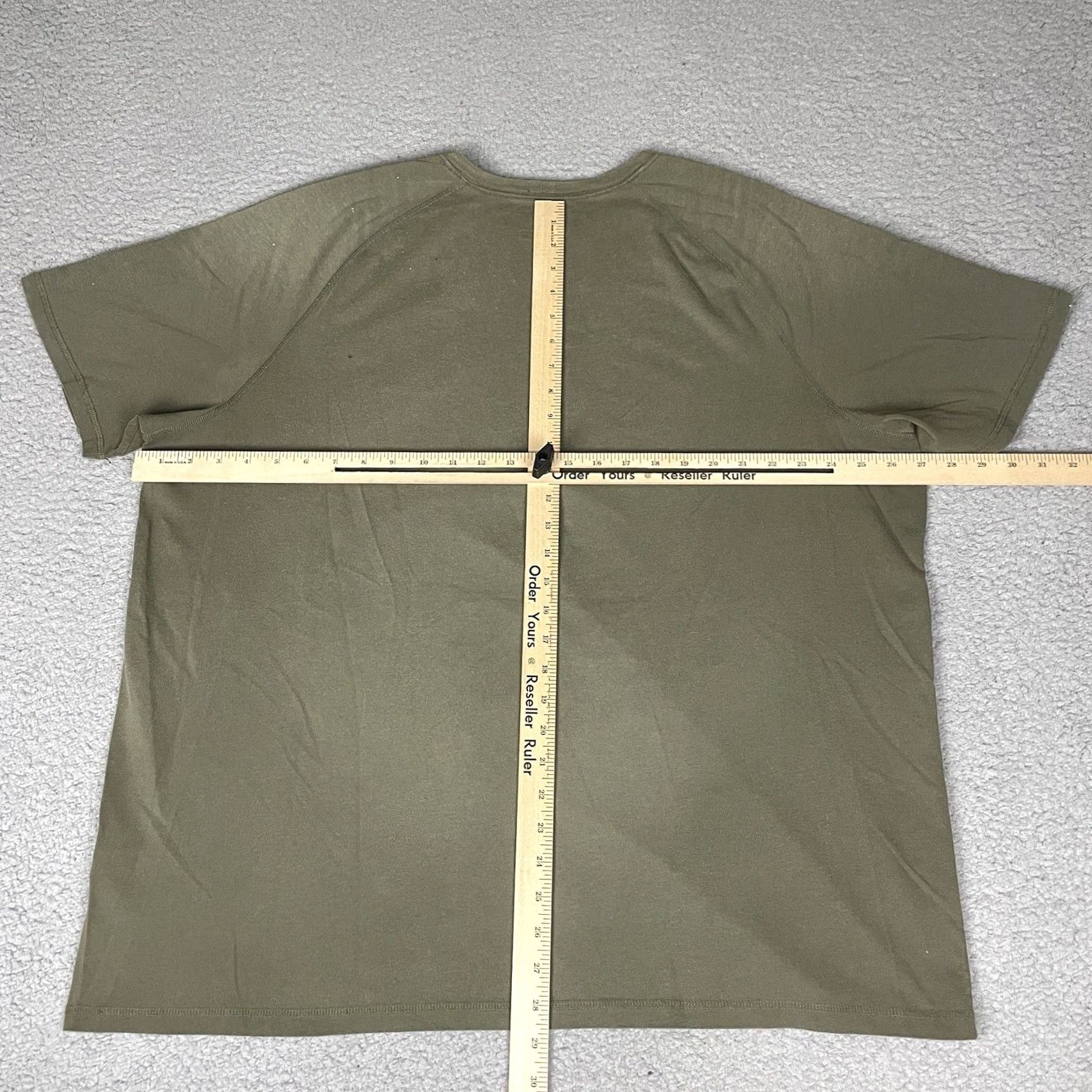 Carhartt VINTAGE Carhartt Pocket T-Shirt Mens 2XL Green Distressed 90s Thrashed Painted Logo Short Sleeve Crew Neck Casual Shirt Size US XXL / EU 58 / 5 - 7 Thumbnail