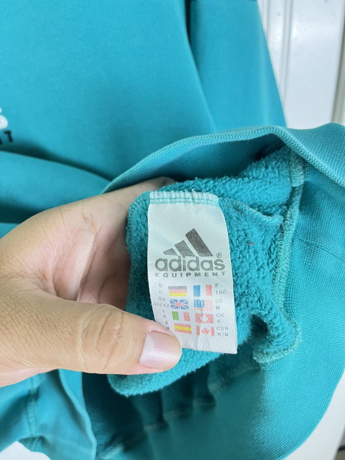 Adidas × Vintage Vintage Adidas Equipment Crewneck Size US M / EU 48-50 / 2 - 8 Thumbnail