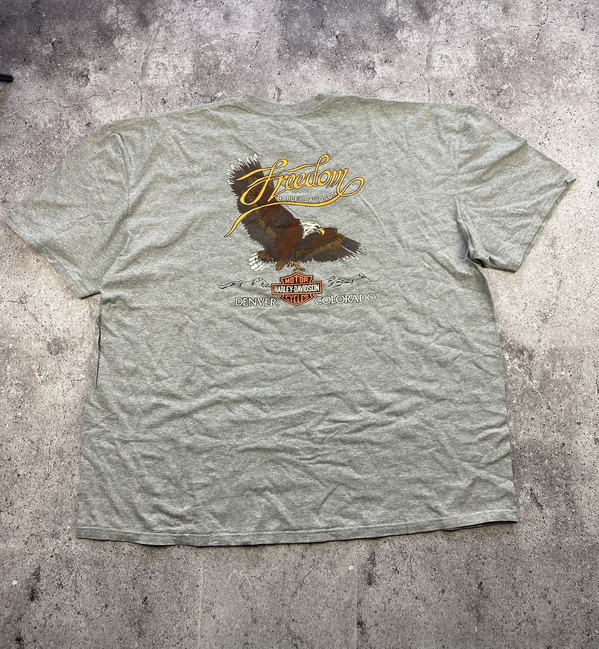 Harley Davidson × Vintage BUNDLE OF 5XL HARLEY DAVIDSON VINTAGE EAGLE BAGGY T SHIRT Size US XXL / EU 58 / 5 - 17 Thumbnail
