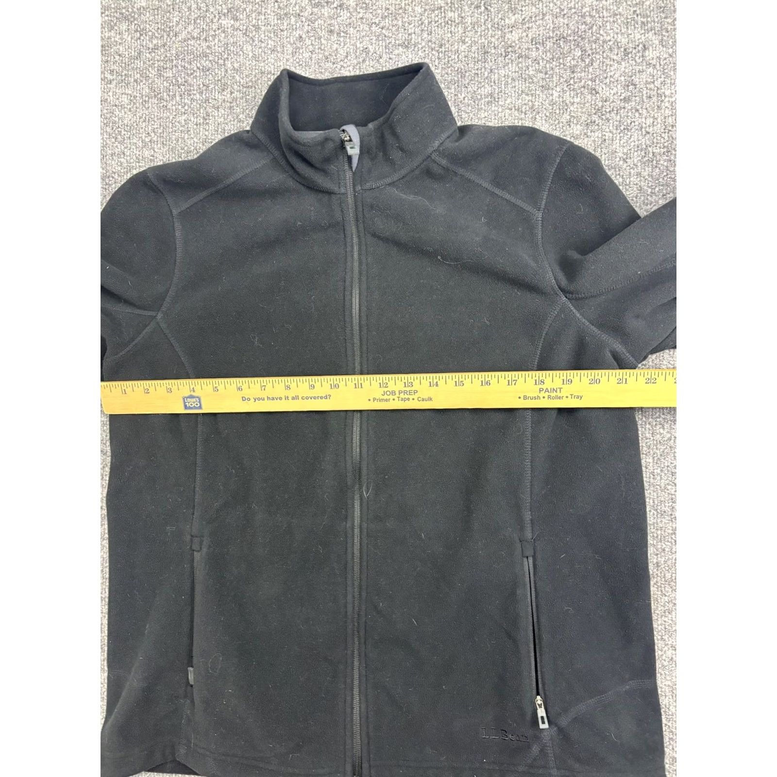 Vintage L.L.Bean Jacket Womens XL Black Polartec Fleece Full Zip Stand Collar Pockets Size XL / US 12-14 / IT 48-50 - 5 Thumbnail