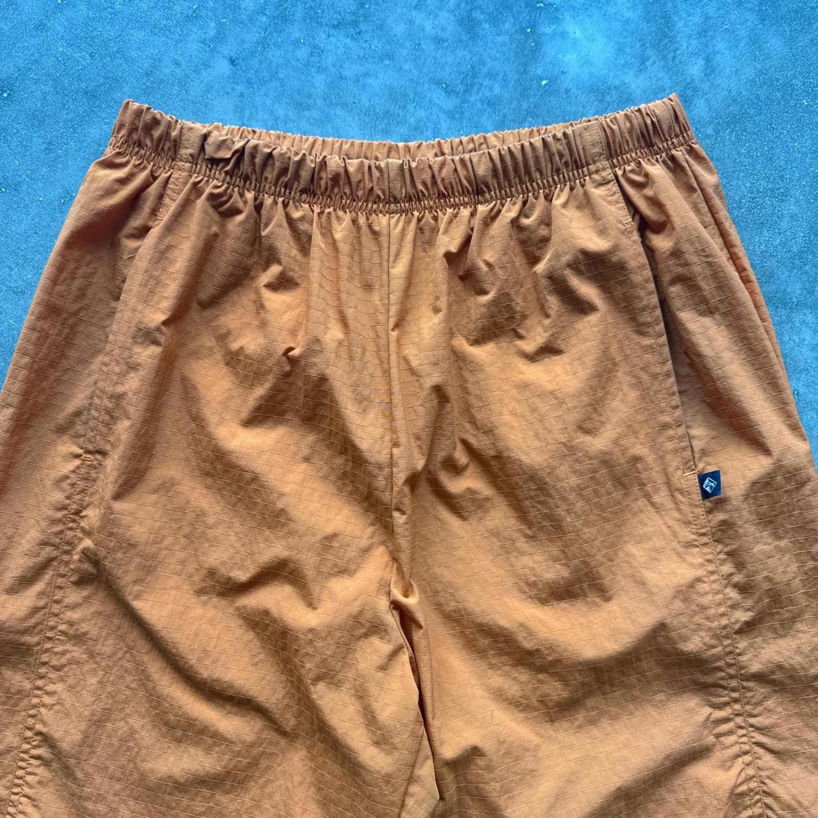 Other Actra Orange Nylon Track Pants Zippers On Leg Openings Size US 36 / EU 52 - 3 Thumbnail