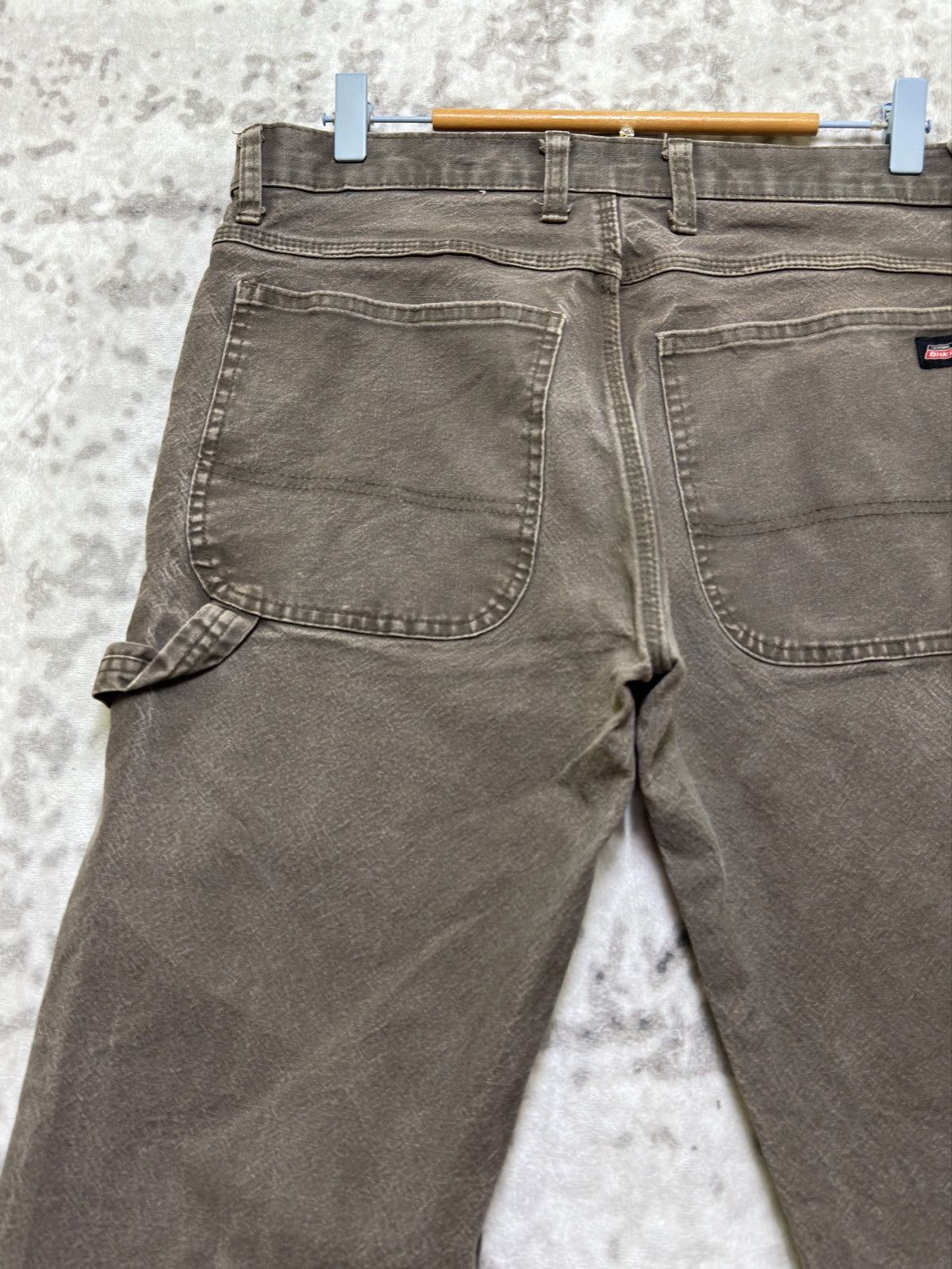 Dickies Vintage Brown Workwear Carpenter Pants Sun Faded Distressed Size US 32 / EU 48 - 11 Thumbnail