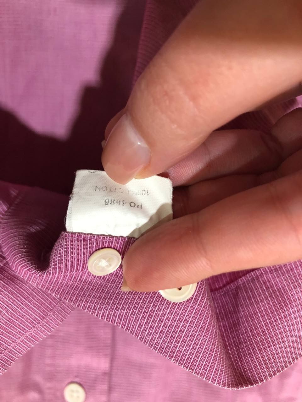 Yves Saint Laurent Vintage Yves Saint Laurent 100% Cotton Button Up Shirt Size US XL / EU 56 / 4 - 4 Thumbnail