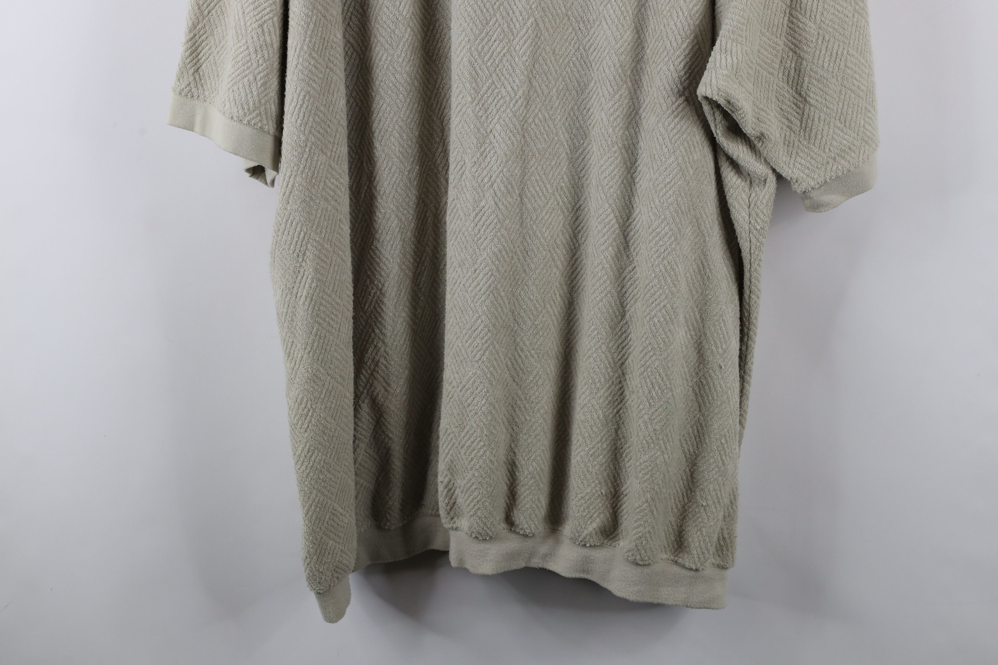 Vintage Vintage 90s Streetwear Terry Cloth Pullover Polo Shirt Size US XXL / EU 58 / 5 - 10 Thumbnail