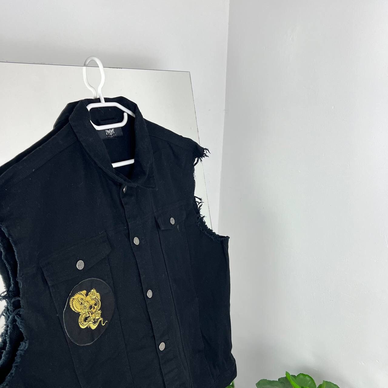Japanese Brand Denim Vest The Yellow Bitches Japanese Distressed Jeans Size US XXL / EU 58 / 5 - 3 Thumbnail
