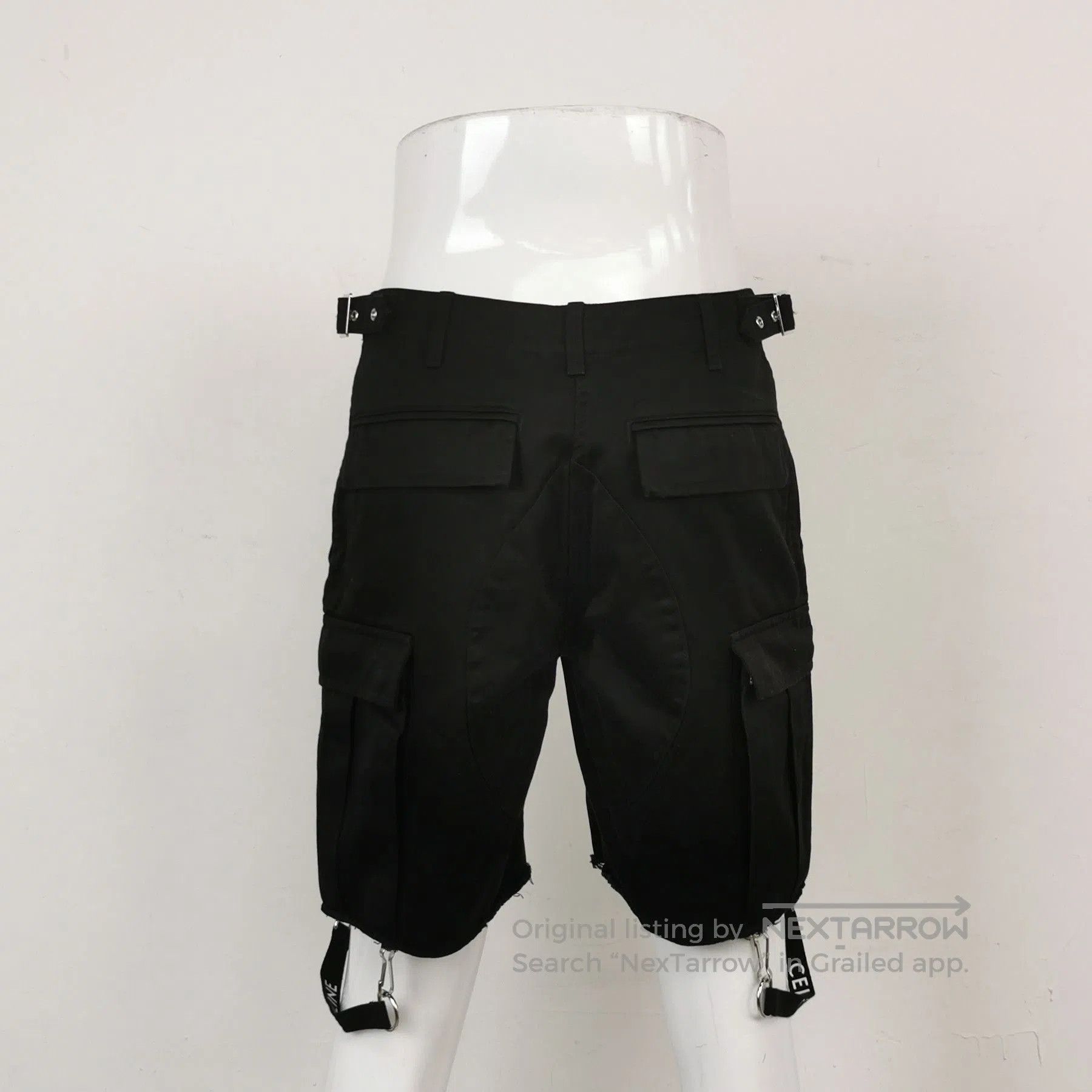Celine Celine Black Cotton Cargo Shorts M. Size US 30 / EU 46 - 1 Thumbnail