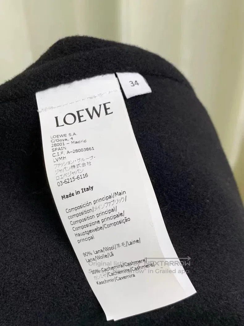 Loewe Loewe Wool Coat Size XXS / US 00 / IT 34 - 4 Thumbnail